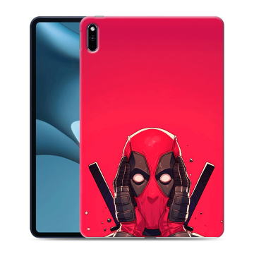 Силиконовый противоударный чехол на Huawei MatePad Pro 10.8 (2021) с принтом Дедпул Deadpool