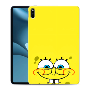 Силиконовый противоударный чехол на Huawei MatePad Pro 10.8 (2021) с принтом спанчбоб спанч боб Силиконовый противоударный чехол на Huawei MatePad Pro 10.8 (2021) с принтом спанчбоб спанч боб