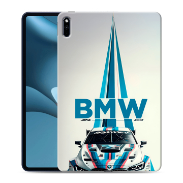 Силиконовый противоударный чехол на Huawei MatePad Pro 10.8 (2021) с принтом БМВ BMW
