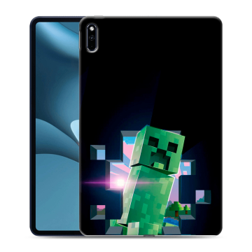 Силиконовый противоударный чехол на Huawei MatePad Pro 10.8 (2021) с принтом Майнкрафт Minecraft