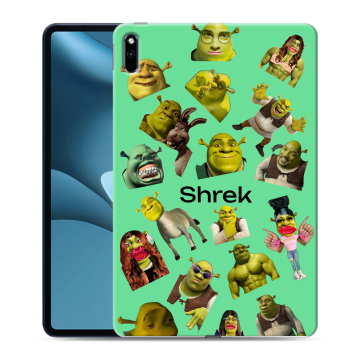 Силиконовый противоударный чехол на Huawei MatePad Pro 10.8 (2021) с принтом Шрек Shrek
