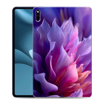 Силиконовый противоударный чехол на Huawei MatePad Pro 10.8 (2021) с принтом женский цветы