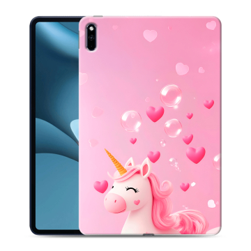 Силиконовый противоударный чехол на Huawei MatePad Pro 10.8 (2021) с принтом Единорог