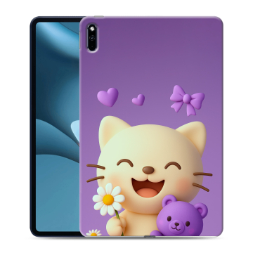 Силиконовый противоударный чехол на Huawei MatePad Pro 10.8 (2021) с принтом для девочек Силиконовый противоударный чехол на Huawei MatePad Pro 10.8 (2021) с принтом для девочек