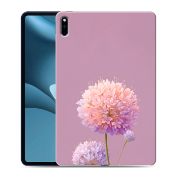 Силиконовый противоударный чехол на Huawei MatePad Pro 10.8 (2021) с принтом Цветы
