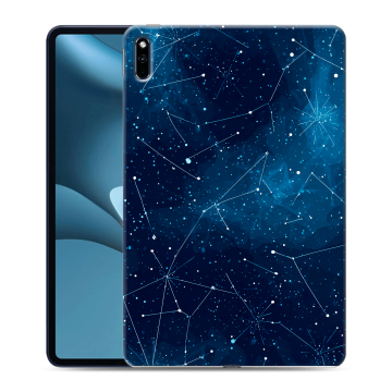 Силиконовый противоударный чехол на Huawei MatePad Pro 10.8 (2021) с принтом Космос звезды
