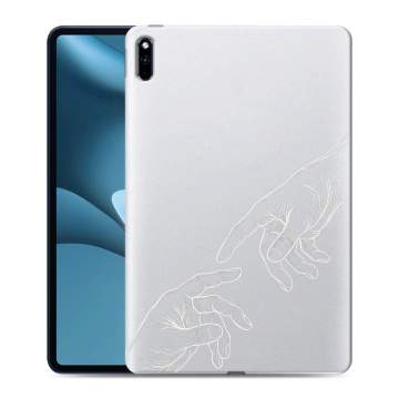 Силиконовый противоударный чехол на Huawei MatePad Pro 10.8 (2021) с принтом Сотворение мира