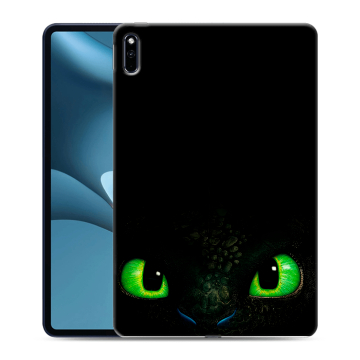 Силиконовый противоударный чехол на Huawei MatePad Pro 10.8 (2021) с принтом Как приручить дракона