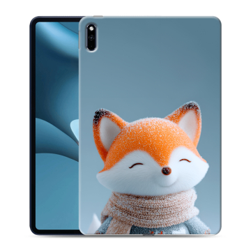 Силиконовый противоударный чехол на Huawei MatePad Pro 10.8 (2021) с принтом Лиса