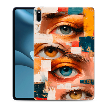Силиконовый противоударный чехол на Huawei MatePad Pro 10.8 (2021) с принтом Модный принт
