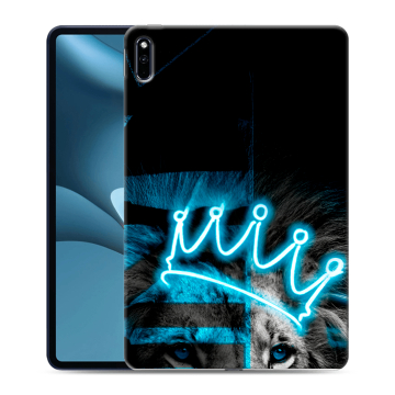 Силиконовый противоударный чехол на Huawei MatePad Pro 10.8 (2021) с принтом Король лев