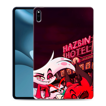 Силиконовый противоударный чехол на Huawei MatePad Pro 10.8 (2021) с принтом Hazbin Hotel Отель Хазбин Силиконовый противоударный чехол на Huawei MatePad Pro 10.8 (2021) с принтом Hazbin Hotel Отель Хазбин