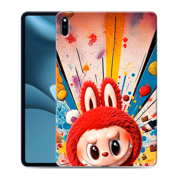 Силиконовый противоударный чехол на Huawei MatePad Pro 10.8 (2021) с принтом Labubu Лабубу