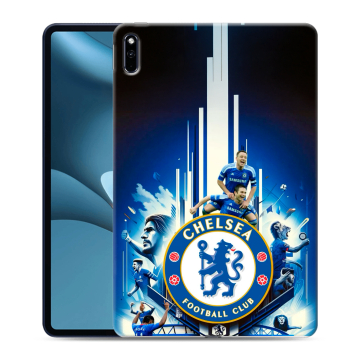 Силиконовый противоударный чехол на Huawei MatePad Pro 10.8 (2021) с принтом Chelsea Челси