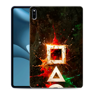 Силиконовый противоударный чехол на Huawei MatePad Pro 10.8 (2021) с принтом Squid Game Игра кальмара Силиконовый противоударный чехол на Huawei MatePad Pro 10.8 (2021) с принтом Squid Game Игра кальмара