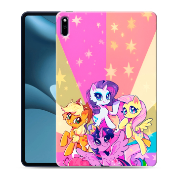 Силиконовый противоударный чехол на Huawei MatePad Pro 10.8 (2021) с принтом My little pony Дружба чудо
