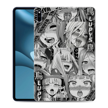 Силиконовый противоударный чехол на Huawei MatePad Pro 10.8 (2021) с принтом Ahegao Ахегао Аниме