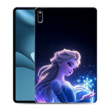 Силиконовый противоударный чехол на Huawei MatePad Pro 10.8 (2021) с принтом Холодное сердце Frozen