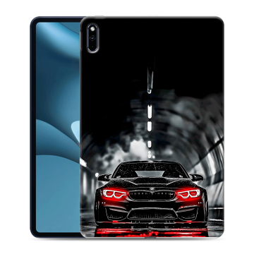 Силиконовый противоударный чехол на Huawei MatePad Pro 10.8 (2021) с принтом BMW БМВ