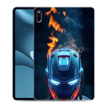 Силиконовый противоударный чехол на Huawei MatePad Pro 10.8 (2021) с принтом IronMan Железный человек