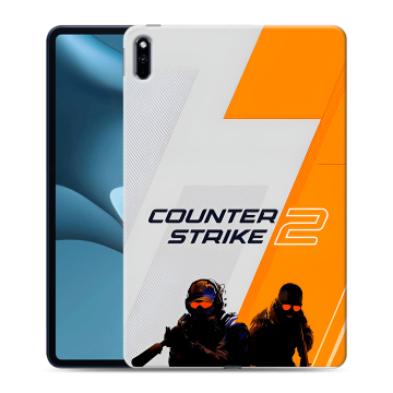 Силиконовый противоударный чехол на Huawei MatePad Pro 10.8 (2021) с принтом Counter Strike