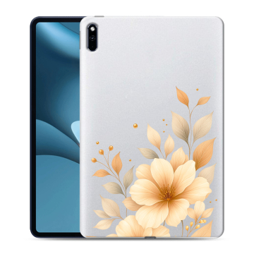 Силиконовый противоударный чехол на Huawei MatePad Pro 10.8 (2021) с принтом для девушки