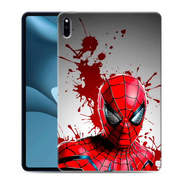 Силиконовый противоударный чехол на Huawei MatePad Pro 10.8 (2021) с принтом Spiderman Человек паук Силиконовый противоударный чехол на Huawei MatePad Pro 10.8 (2021) с принтом Spiderman Человек паук
