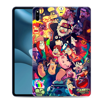 Силиконовый противоударный чехол на Huawei MatePad Pro 10.8 (2021) с принтом Gravity Falls Гравити Фолз