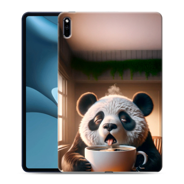 Силиконовый противоударный чехол на Huawei MatePad Pro 10.8 (2021) с принтом смешная панда Силиконовый противоударный чехол на Huawei MatePad Pro 10.8 (2021) с принтом смешная панда