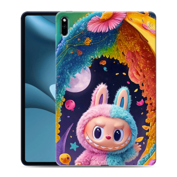 Силиконовый противоударный чехол на Huawei MatePad Pro 10.8 (2021) с принтом Labubu Лабубу