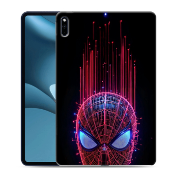 Силиконовый противоударный чехол на Huawei MatePad Pro 10.8 (2021) с принтом Spiderman Человек паук