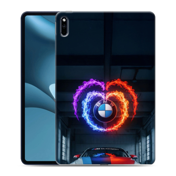 Силиконовый противоударный чехол на Huawei MatePad Pro 10.8 (2021) с принтом BMW БМВ