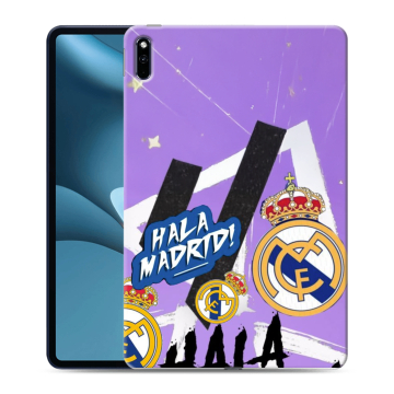 Силиконовый противоударный чехол на Huawei MatePad Pro 10.8 (2021) с принтом Real Madrid Реал Мадрид