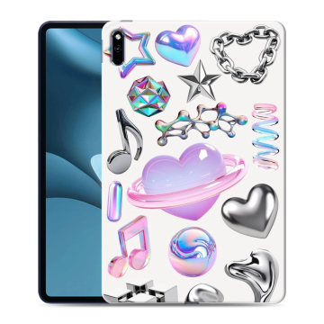 Силиконовый противоударный чехол на Huawei MatePad Pro 10.8 (2021) с принтом Y2K Силиконовый противоударный чехол на Huawei MatePad Pro 10.8 (2021) с принтом Y2K