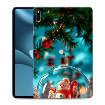 Силиконовый противоударный чехол на Huawei MatePad Pro 10.8 (2021) с принтом Новый год
