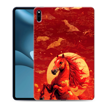 Силиконовый противоударный чехол на Huawei MatePad Pro 10.8 (2021) с принтом Новый год