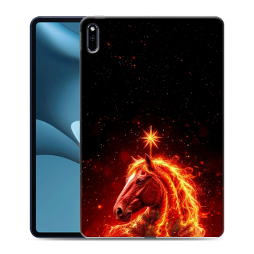 Силиконовый противоударный чехол на Huawei MatePad Pro 10.8 (2021) с принтом Новый год