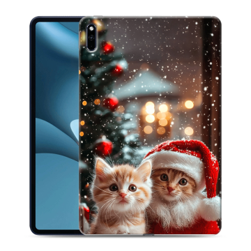 Силиконовый противоударный чехол на Huawei MatePad Pro 10.8 (2021) с принтом Новый год