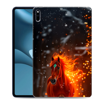 Силиконовый противоударный чехол на Huawei MatePad Pro 10.8 (2021) с принтом Новый год