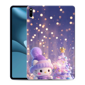 Силиконовый противоударный чехол на Huawei MatePad Pro 10.8 (2021) с принтом Новый год