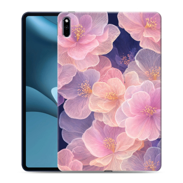 Силиконовый противоударный чехол на Huawei MatePad Pro 10.8 (2021) с принтом женский