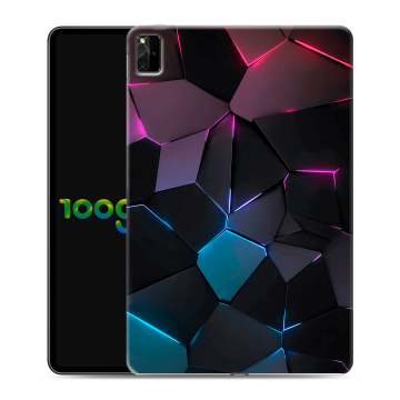 Силиконовый чехол на планшета Huawei MatePad Pro 12.6 (2021) с принтом Геометрия неона Силиконовый чехол на планшета Huawei MatePad Pro 12.6 (2021) с принтом Геометрия неона
