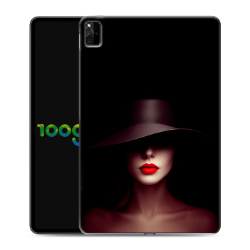 Силиконовый чехол на Huawei MatePad Pro 12.6 (2021) с принтом Девушка в шляпе Силиконовый чехол на Huawei MatePad Pro 12.6 (2021) с принтом Девушка в шляпе