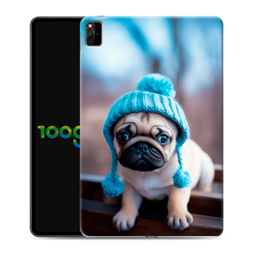 Силиконовый чехол на Huawei MatePad Pro 12.6 (2021) с принтом Мопс в шапке Силиконовый чехол на Huawei MatePad Pro 12.6 (2021) с принтом Мопс в шапке