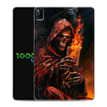 Силиконовый чехол на Huawei MatePad Pro 12.6 (2021) с принтом Скелет и карты Силиконовый чехол на Huawei MatePad Pro 12.6 (2021) с принтом Скелет и карты