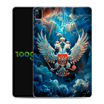 Силиконовый чехол на Huawei MatePad Pro 12.6 (2021) с принтом Герб флаг России Силиконовый чехол на Huawei MatePad Pro 12.6 (2021) с принтом Герб флаг России