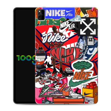 Силиконовый чехол на Huawei MatePad Pro 12.6 (2021) с принтом Найк Nike яркий Силиконовый чехол на Huawei MatePad Pro 12.6 (2021) с принтом Найк Nike яркий