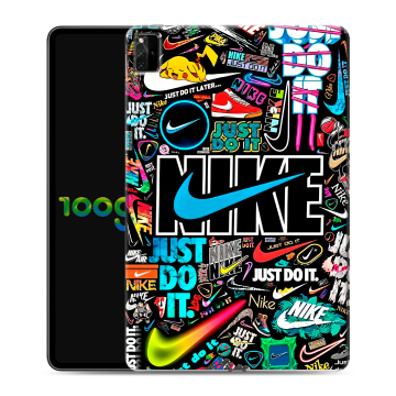 Силиконовый чехол на Huawei MatePad Pro 12.6 (2021) с принтом найк nike черный