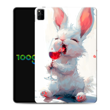 Силиконовый чехол на Huawei MatePad Pro 12.6 (2021) с принтом кролик зайчик Силиконовый чехол на Huawei MatePad Pro 12.6 (2021) с принтом кролик зайчик