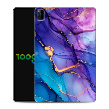 Силиконовый чехол на Huawei MatePad Pro 12.6 (2021) с принтом синий мрамор Силиконовый чехол на Huawei MatePad Pro 12.6 (2021) с принтом синий мрамор